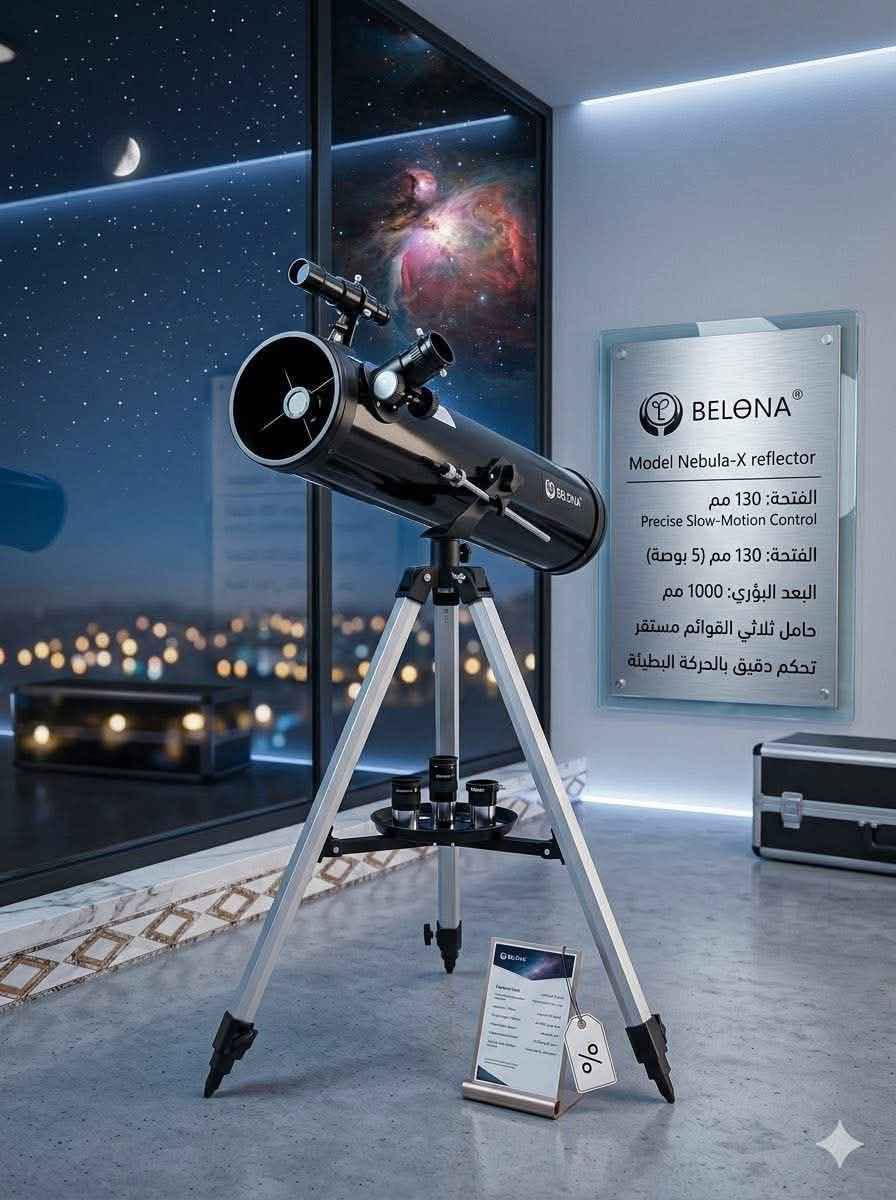 تلسكوب فلكي احترافي عاكس ماركة BELONA كامل ملحقات من عدسات
 وستاند وحامل الهاتف 
السعر 100 الف موجود توصيل لجميع المحافظات البصرة, العراق


**إذا كنت صاحب هذا الإعلان وتريد حذفه لأي سبب، رجاءا أرسل رسالة إلى الدعم الفني**