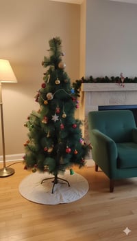 شجرة عيد الميلاد 🌲 للبيع  حجم جبير  وبيها هواي غراض وعندي غراض واكسسوا...