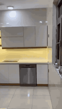 #عرض_hdf كاونتر سنك مع ملحق هيكل المنيوم خام تركي  سعر المتر الارضي 12...