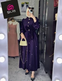 فستان مخمل • قياسين ١ و٢ • مقاس ٤٦