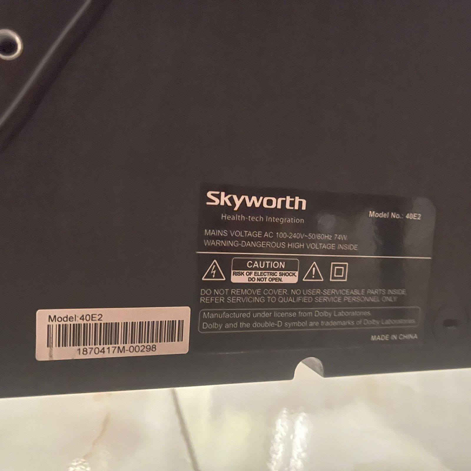 السلام عليكم
من رخصت الادمن 
 شاشة Skyworth شركة معروفة في عالم الشاشات التكنولوجيا الحديثة اللون جميلة وواضحة وخالية من الدد بكسل والضبابية حجم 40 بدون نت نضيفة استعمال جدا قليل ب90 وبيها مجال للشراي 
مكاني بغداد الحرية الدولعي


**إذا كنت صاحب هذا الإعلان وتريد حذفه لأي سبب، رجاءا أرسل رسالة إلى الدعم الفني**