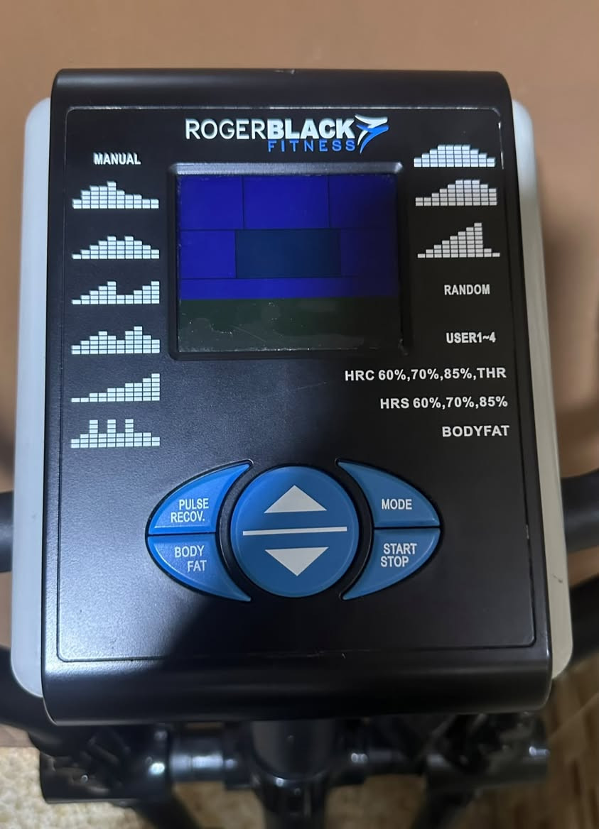 اوبتكل وبايسكل roger black fitness ابو الشاشة 

النظافة كدامكم 

ينرادلة تبديل قايش لان مبدل قايش مو نفس الحجم 

سعر 200 الف مكاني موصل جانب الايسر 

***********
