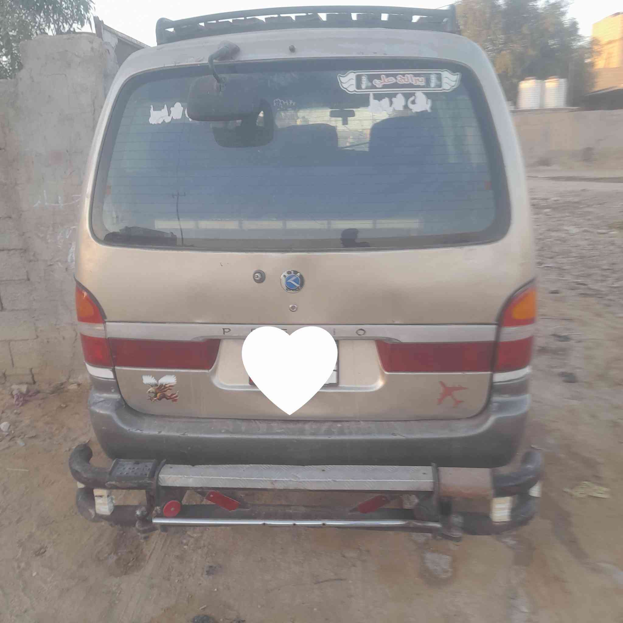 سلام عليكم سياره بريجو مديل 96  مكينه وكير وكسن كفاله تخم تاير كهربائيات كله شقاله مصفره خط وبحث وضريبه وسنويه الف دينار ما مطلوبه دوشمه جديده كاعيه وبطاين وتنته وكشنات تحويل مباشر ***********
