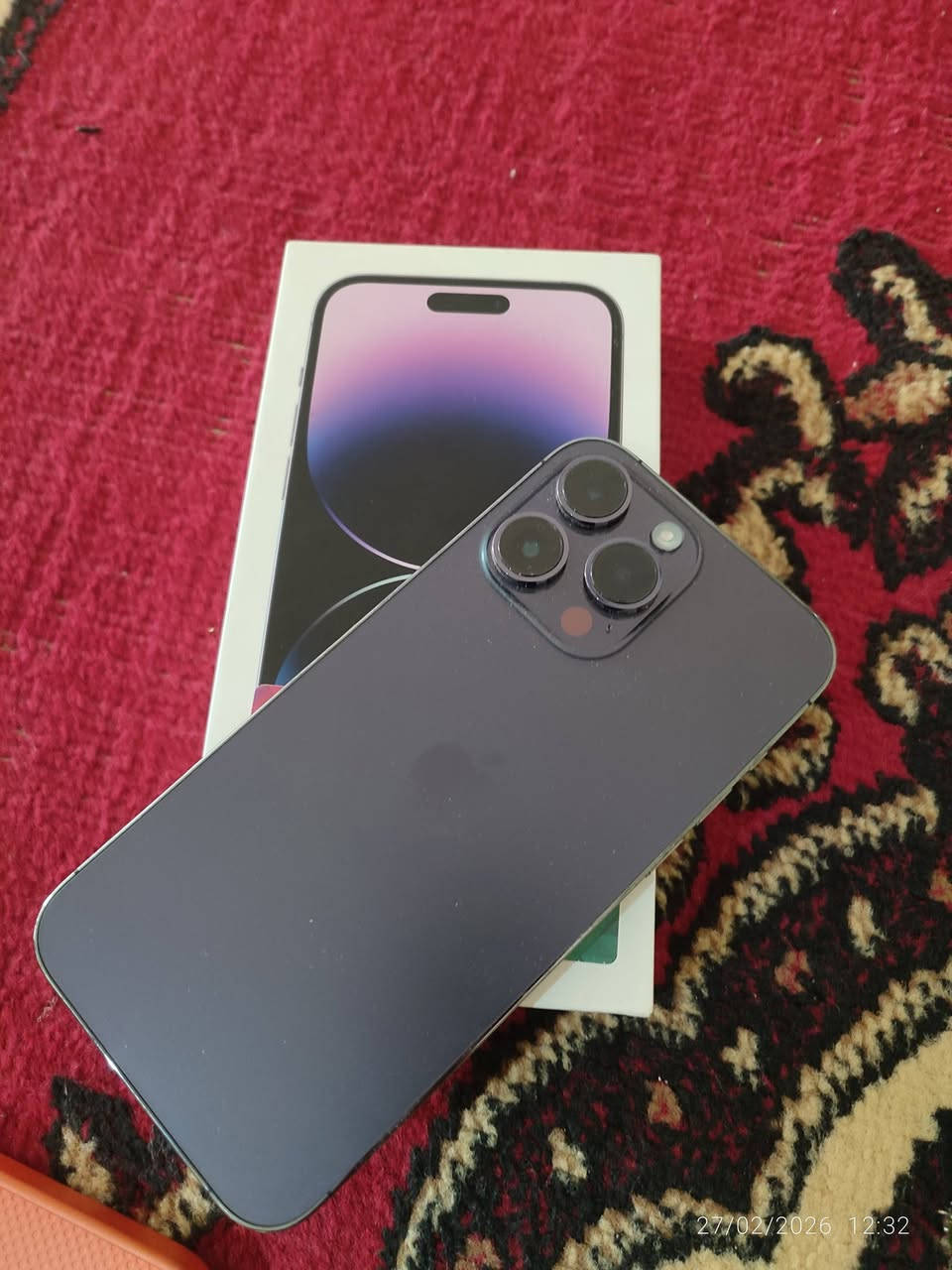 السلام عليكم
جهاز ايفون 14 برو ماكس شرق أوسط ذاكرة 256 خطين  جهاز كفالة بطارية 86 جهاز كلش نظيف ممستدخمه ابد مخلي للصوره بس سيم كارت ممخلي بيه حاليا ماعرف اسعارهن احتاجيت اريد  ابيع خلي سعرك وبيك خير وتدلل مكاني الديوانية 
  رقمي ***********
