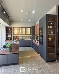 مطبخ تركي • رمادي مطفي • الحلة شارع 60