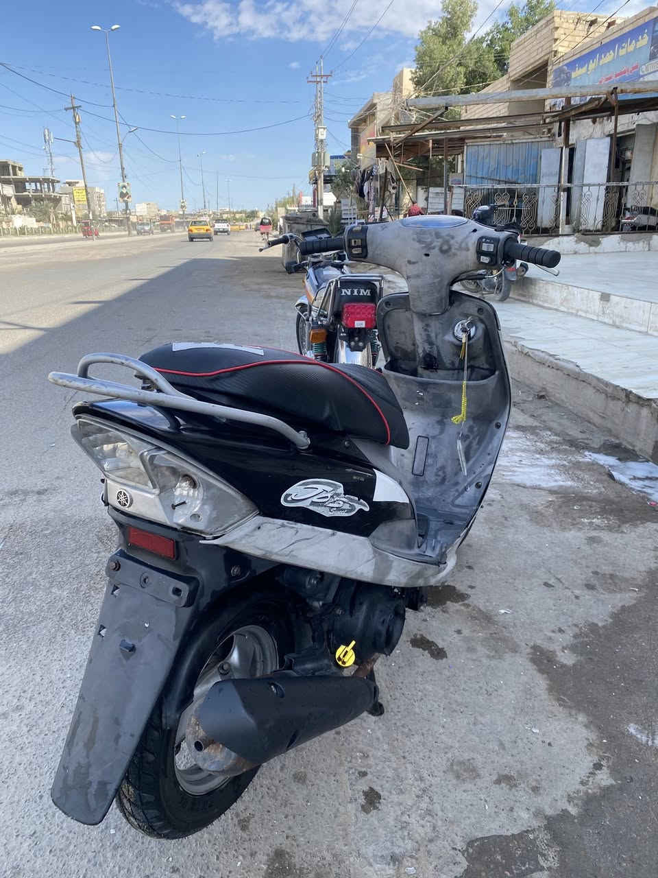 السلام عليكم شباب دراجة ماكس منغولي للبيع كفالة عامة ختم واحد حتة السودات مختمات العنوان حي الحسين الجديد مكلف بنشر رقم راعيها. ‭0777 164 9021‬
