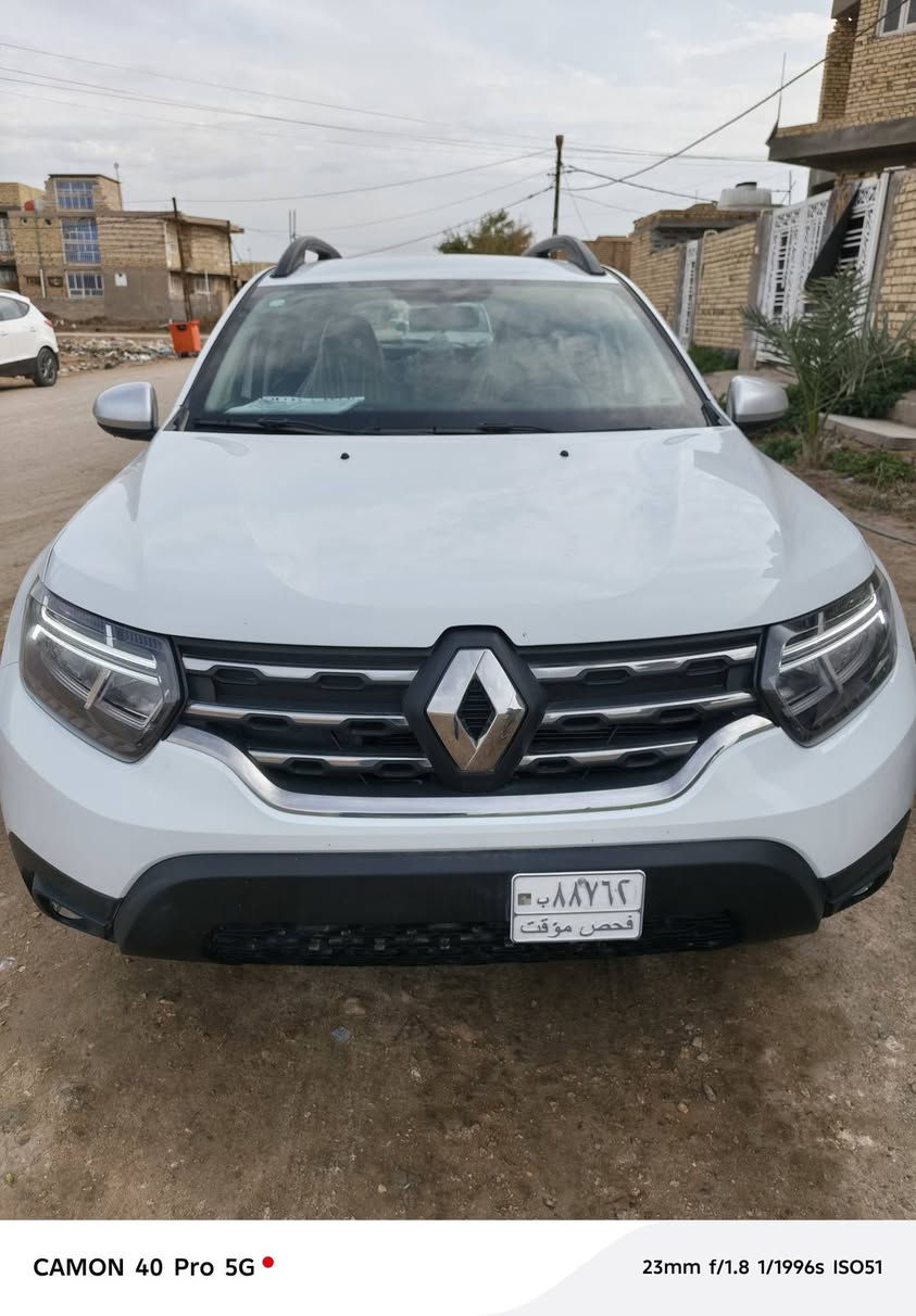 رينو داستر ٢٠٢٥ زيرو استلام شركة بتاريخ ٢٠٢٦/٣/١٢ ، اللون أبيض ، حرة غير محجوزة ، بدون لوحات ، المكان ديوانية ، السعر 160$ مع دفع نصف مبلغ الترقيم ،  التواصل على ***********
Duster (Renault)
داستر من شركة رينو الفرنسية 
ضمان گير ومكينة 3 سنوات 
مواصفات السيارة 👇 
محرك نيسان 1.6L 16V 115HP
الگير من شركة نيسان اليابانية AT6SPEED 
مصابيح ضباب 
مري كهرباء 
مانع انزلاق ABS 
مثبت سرعة 
بصمة تشغيل 
كامرة وحساسات خلفية 
شاشة لمس حجم 7 انج
