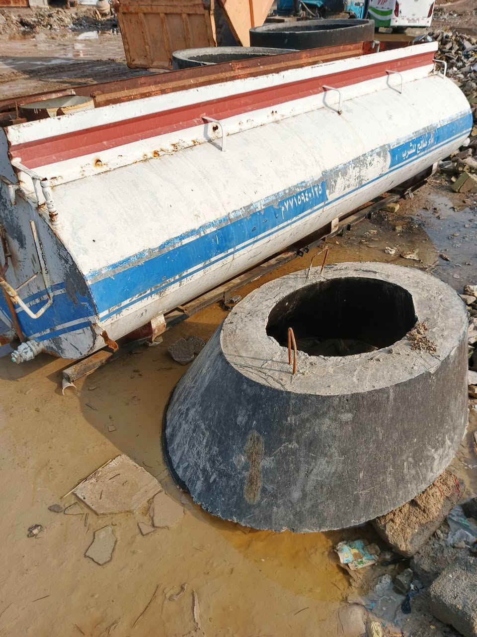 سلام عليكم البيع تانكي مغلون 7 ونص سعر 1400 بها مجال البصره القرنه ***********
