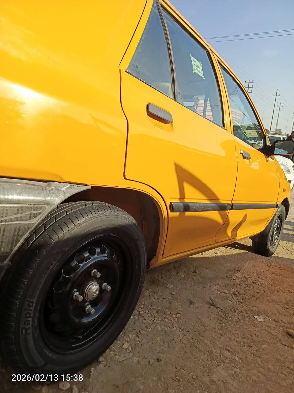 السلام عليكم
سيارة سايبة للبيع موديل 2019 السيارة غاز بانزين  
 جاهزة من كلشي مجرد خش بالجامولغ الامامي قليل جده اصبعين تقريبا فقط السيارة مكنيه وحدادية فول تبريد ثلج رقم دولي سنوية ل 30 
مكينه بيضه كيه برايد حاويه جديده 
السياره فول الفول رقم دولي قادسية 
سعر السيارة 50 وبيها مجال مكان السيارة الديوانيه مركز.. 
رقم التليفون ***********
