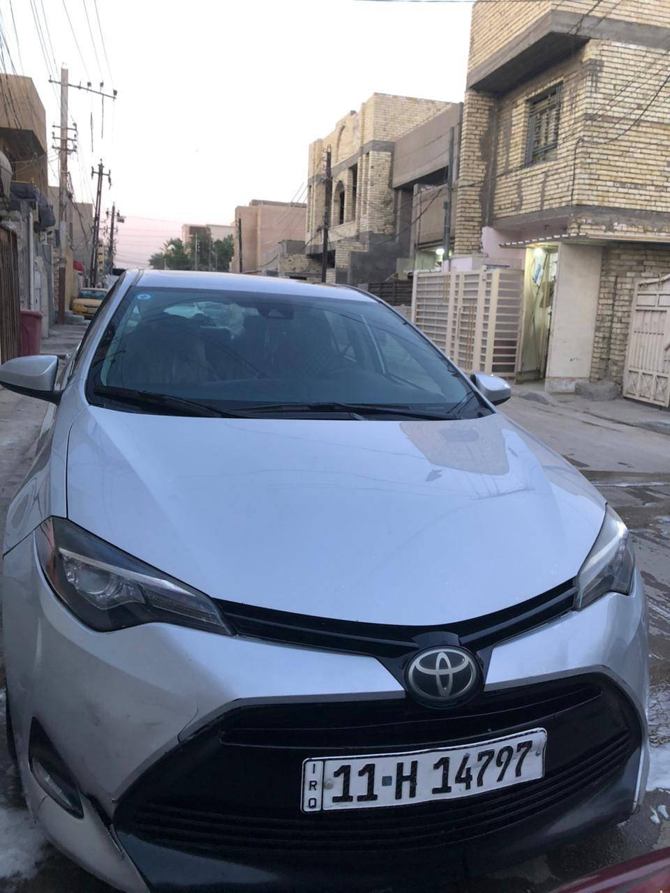 السلام عليكم
كورلا موديل 2017 
فول عده البصمه
 ضرر فقط جاملغ خلفي
 سعر ١٣٥ 
***********
