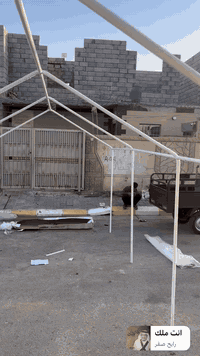 سلام عليكم ورحمة الله وبركاته 
خيمه ٣في٦ سعرها ٢٠٠ بيها مجال بعدها جديده رقم هاتف ***********
