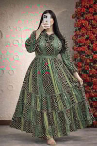 دشداشة رمضانية عل شكل فستان كشمير درجة اولى   القياسات L. XL. 2XL. 3XL...