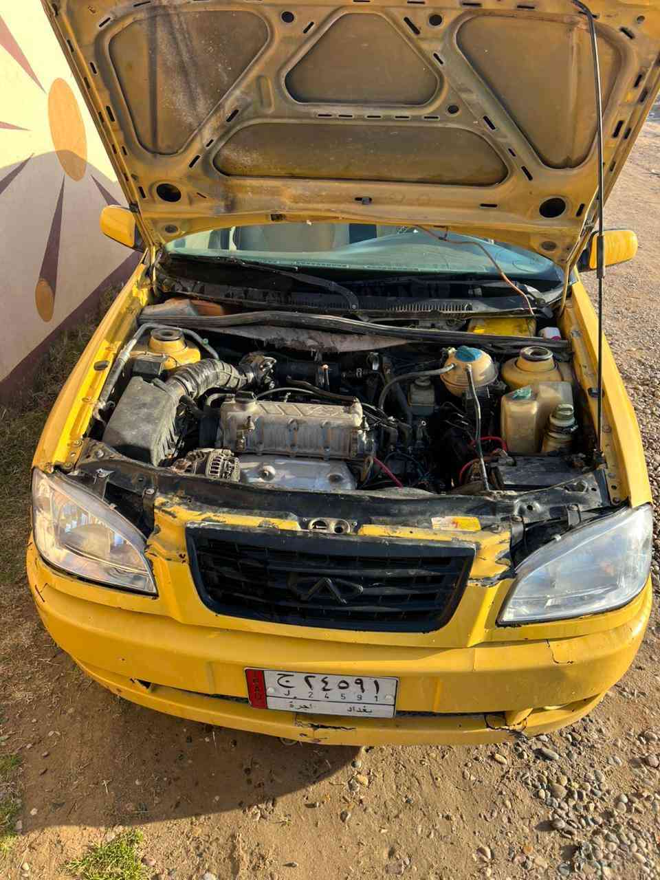 شيري 2010 السعر 26 
وبيها مجال محرك وكير قبل شهر شادهن جدد
تدفئه شغاله صدر جديد اربع تواير جدد كهربائيات كلها شغاله سياره بسمي تريد تحويل تريد وكاله سنويه لل2029 مكاني تكريت ***********
