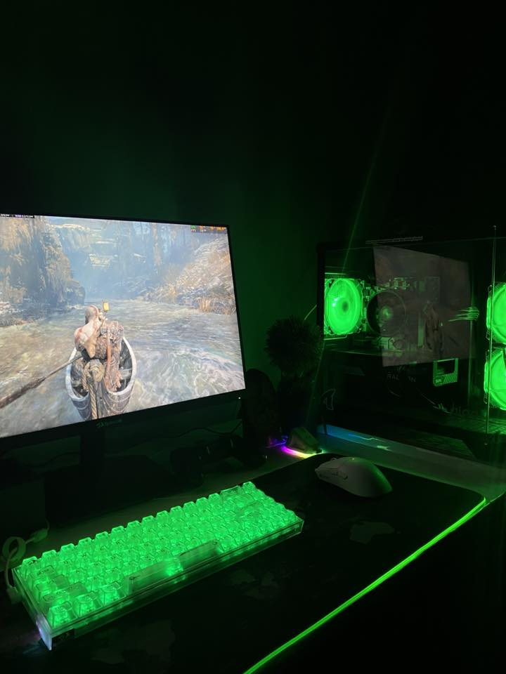 سيت أب كامل للبيع مكان بغداد
Cases aigo black 3 fan 
RX 6600 ASUS
R5 5500
B550 M 
M.2 512
SSD 512 
RAM 16 
monitor 180 HZ
UPS 850 AV
keyboard red dragon castor pro 60 
Mouse atk x11
Controller


**إذا كنت صاحب هذا الإعلان وتريد حذفه لأي سبب، رجاءا أرسل رسالة إلى الدعم الفني**