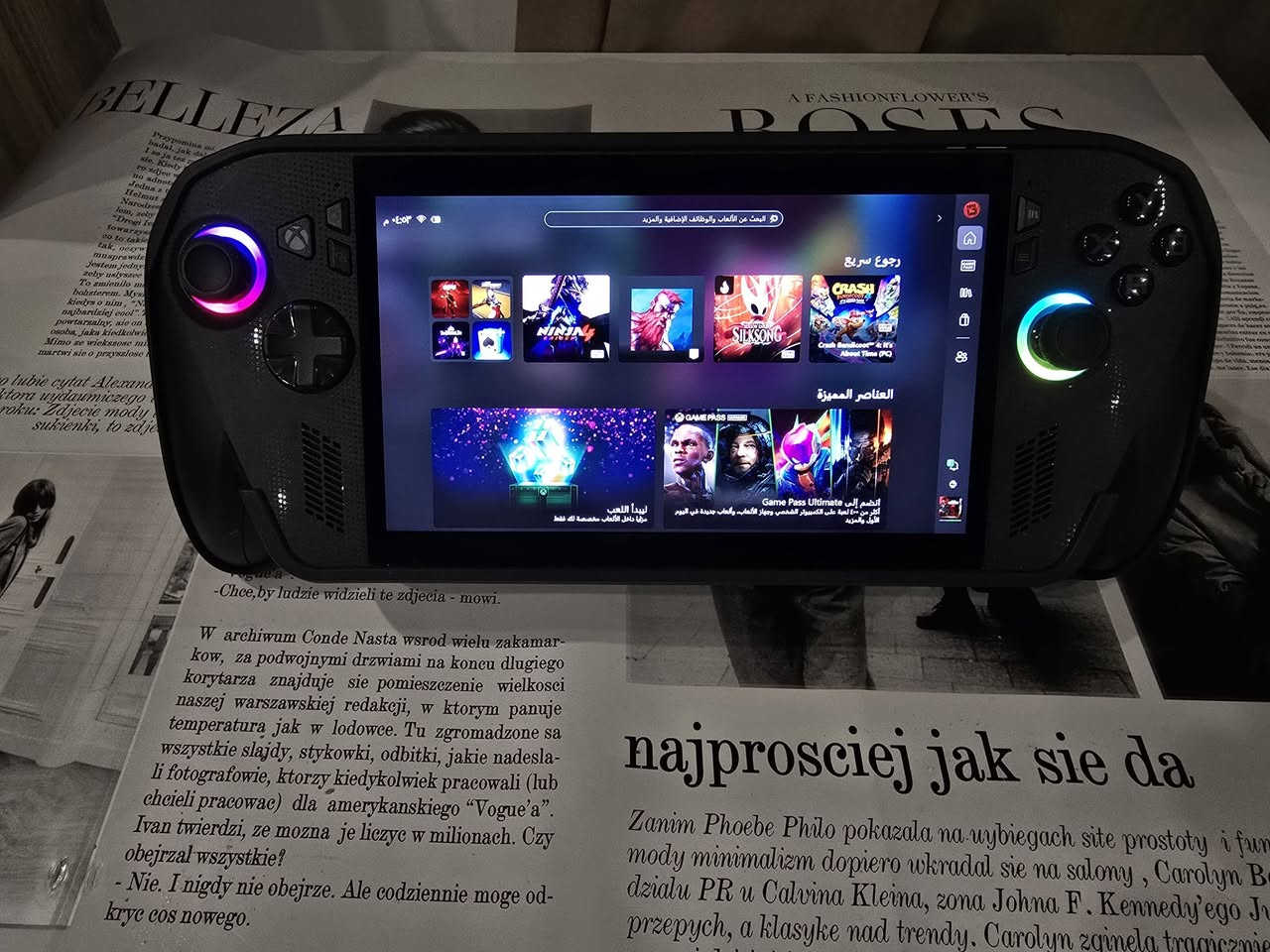 Rog xbox ally x 
اسوس روج اكسبوكس الاي اكس بطارية 100% للبيع
استخدام شهر
مع كفر اصلي و دوك ستيشن و جنطة اصلية
كلها ابيعها سوة
للتواصل ***********
وعندي توصيل داخل بغداد
