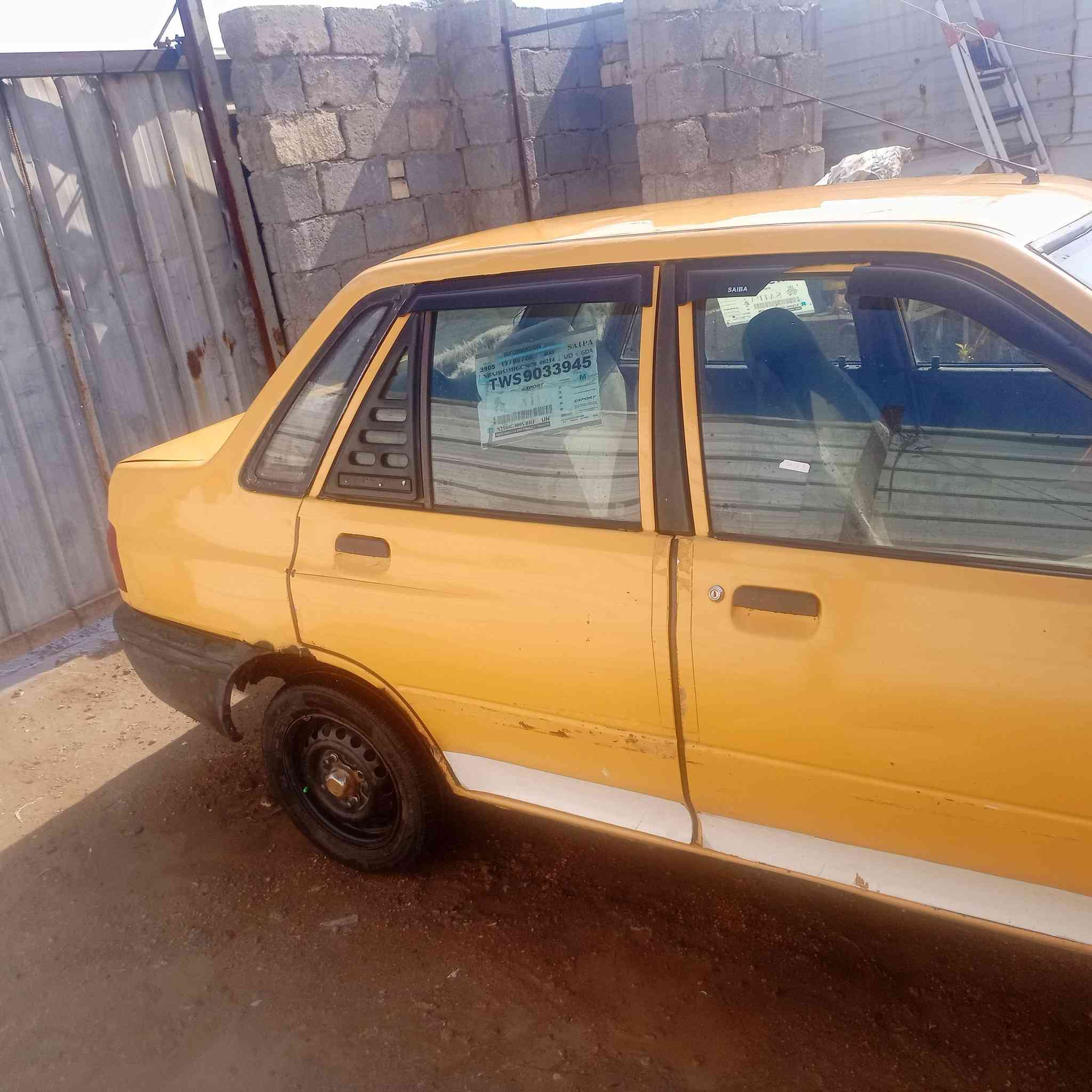 السلام عليكم ورحمه الله وبركاته سايبا ٢٠١١ دشبول نفخ محرك كير مكفولات مصفره هيئة وغرامات تحويل مباشر السعر ١٨ ورقه 
مكاني بغداد ابو غريب
*********** بي واتساب 
***********
