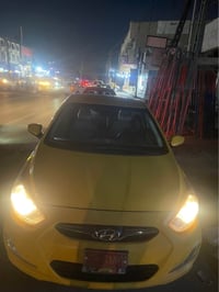 اكسنت مضلع سيارة استلام شركة ماشية 252  سيارة بيها طخة خلفية يم قبغ ال...