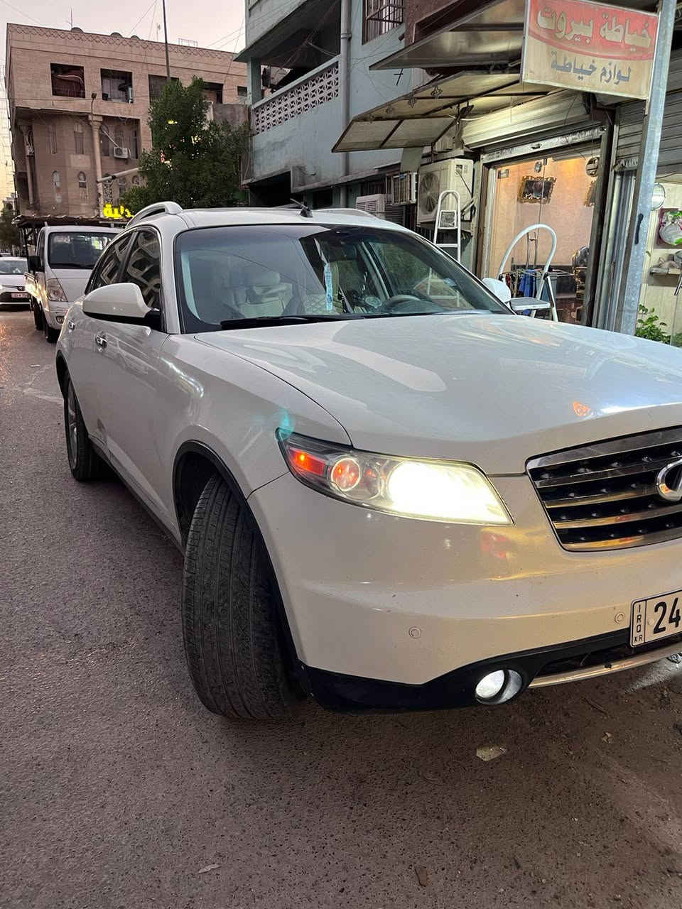 انفنتي FX 35
ياباني موديل 2007
مكينه (6) 3600     4X4
نضام سبورت
منضومه زنون اصليه
بانوراما سلايد روم
كشنات تدفئا +تحكم كهرباءتخم تايرات    جدد
شرط السبير مانازل 
مكينه او كير مكفولات 
رقم دهوك جديد سنويه لل2029 بسمي 
تبريد ثلج خير من الله 
حماوه ماكو 
نضافتهة 95
الون ابيض صدفي 
مري شفط  الدعاميه الخلفيه ول اماميه مطخطخات اومصبوغه جاهزه 
فول موصفات 
(شرط التحويل )
العنوان بغداد  الوزيريه
السعر 120وبيه مجال 
***********/***********
