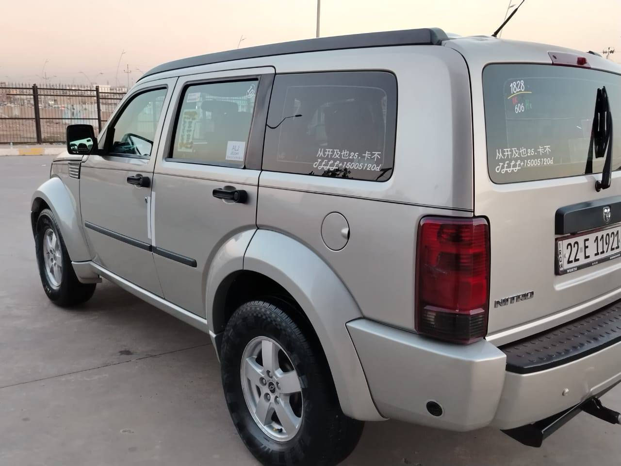 للبيع دوج نيترو رقم اربيل غاز بانزين دفتر بانزين بيها سيارا بي قطه او نص بس  صبخ بخ بدون ضرب سيارا موديل 2008 قفل مركزي شاش ايبايت كامرا  سيارا كير محرك صدر امامي خلفي جديد تيرات جديد مال جناي سياره للبيع امروس ***********
