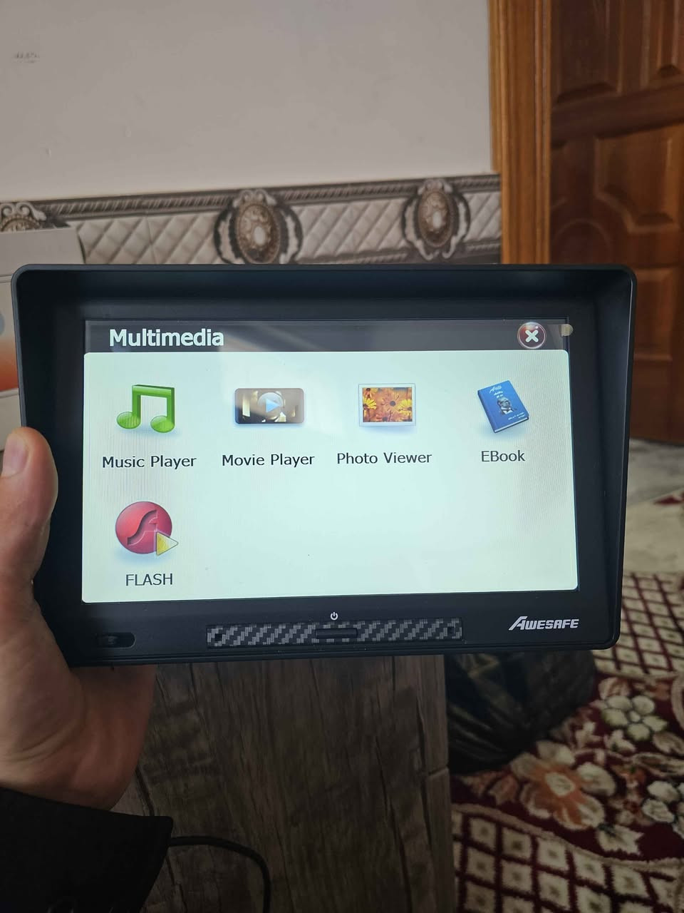 ماركة Awesafe
Gps 2d 3d 
جديد بلكارتون غير مستخدم 
وياه كابل usb
وكابل عل ولاعة السجارة
وستاند تكدر تلسقه عل جام وعل دشبول
لمس بلكامل
به مكان مميوري
راديو Fm
Bluetooth 
قارئ الكتب الاكترونية
قارى الفيديو
البوم الصور
سعره بلامزون 79دولار 
سعره يمنا 30الف دهوك, العراق


**إذا كنت صاحب هذا الإعلان وتريد حذفه لأي سبب، رجاءا أرسل رسالة إلى الدعم الفني**