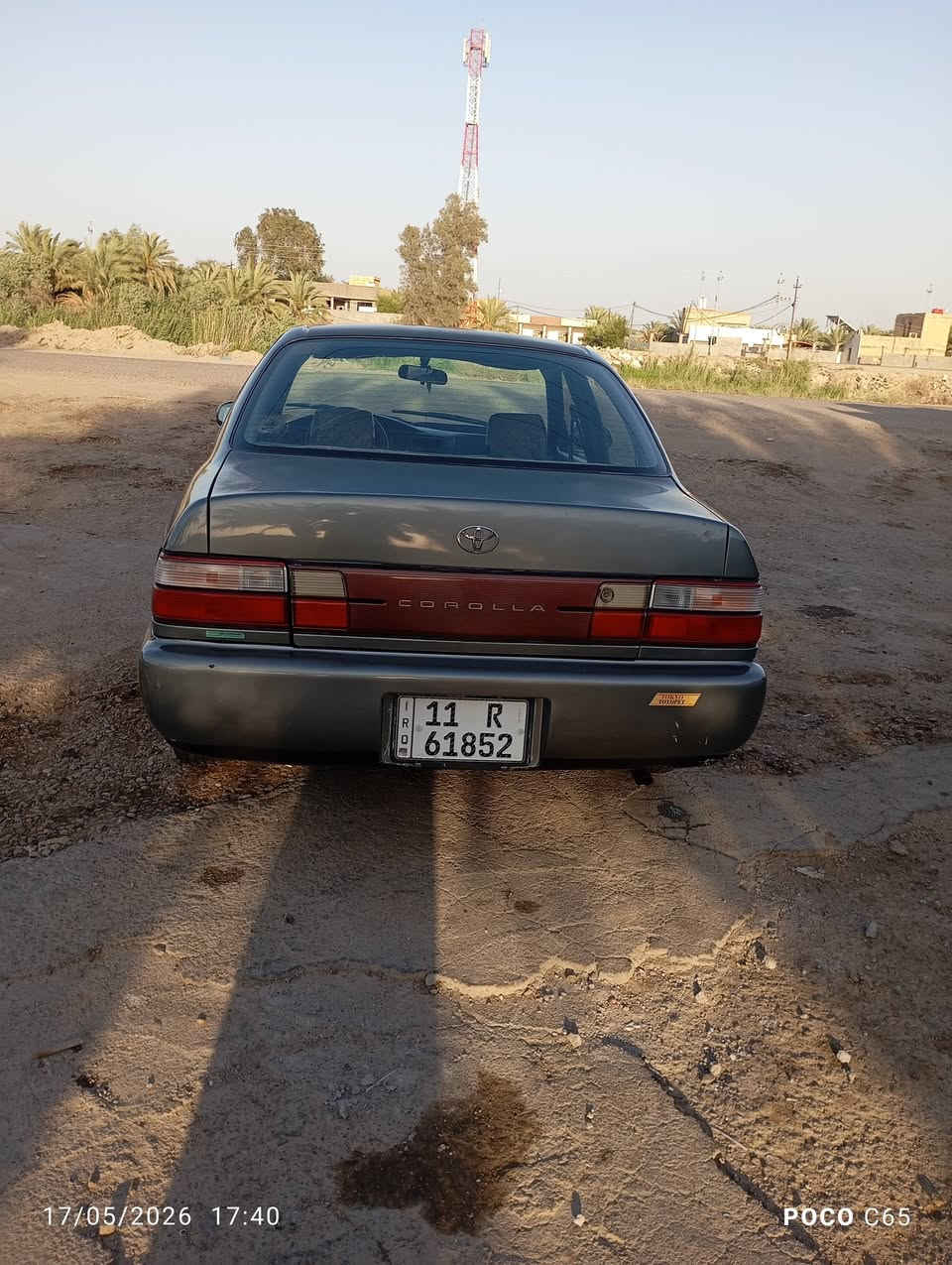 كورلا موديل 94رقم بغداد مشروع وطني انكليزي بأسمي سياره كفاله من ضربه قويه وعيب شرعي مكينه وكير خير تبريد ثلج طخم تواير جديد سنتر لوك تفتيح وتقفيل جام كهربائي
السلام عليكم 
كورلا موديل 94رقم بغداد مشروع وطني انكليزي بأسمي سياره كفاله من ضربه قويه وعيب شرعي مكينه وكير خير من الله تبريد ثلج طخم تواير جديد سنتر لوك تفتيح وتقفيل جام كهربائي 
ناصريه سوق الشيوخ 
***********

