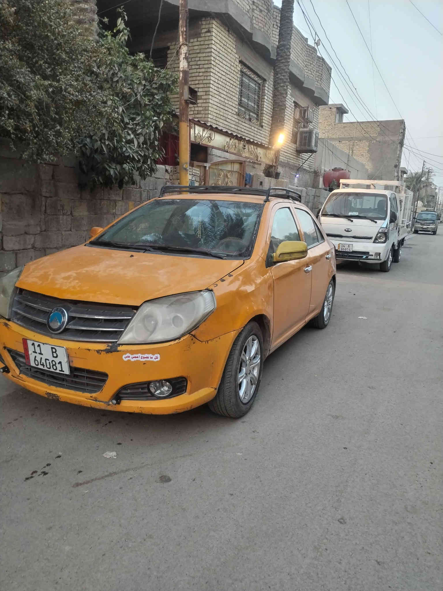 سلام عليكم جيلي للبيع موديل 13محور كورلا كير ومحرك مكفولات سنتر لوك كهربايات كلهن  شغالات 
بيع مستعجل السعر 35 وبيهة مجال ***********
بغداد حي الفرات
