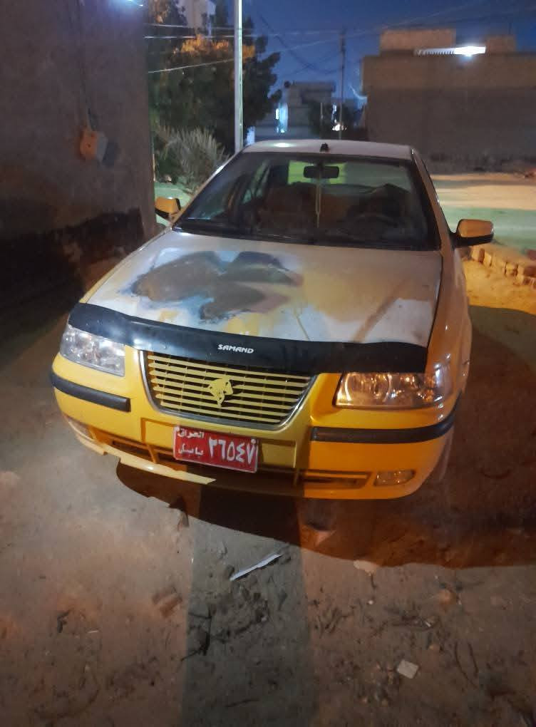 سمند للبيع بحاله جيده رقم صدامي مكينه وكير بحاله جيده تبريد شغال السياره عظمته صاحيه ٢٠ وبيه مجال تليفون *********** شرط التحويل
