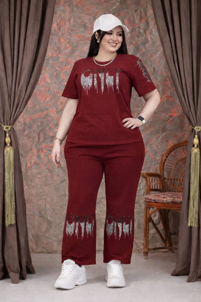 تراك كيلوت ماركات 
القياس // فري سايز 
من وزن 55الى 85وزن
بجامه عريضه وجيوب بلبجامه
***********
