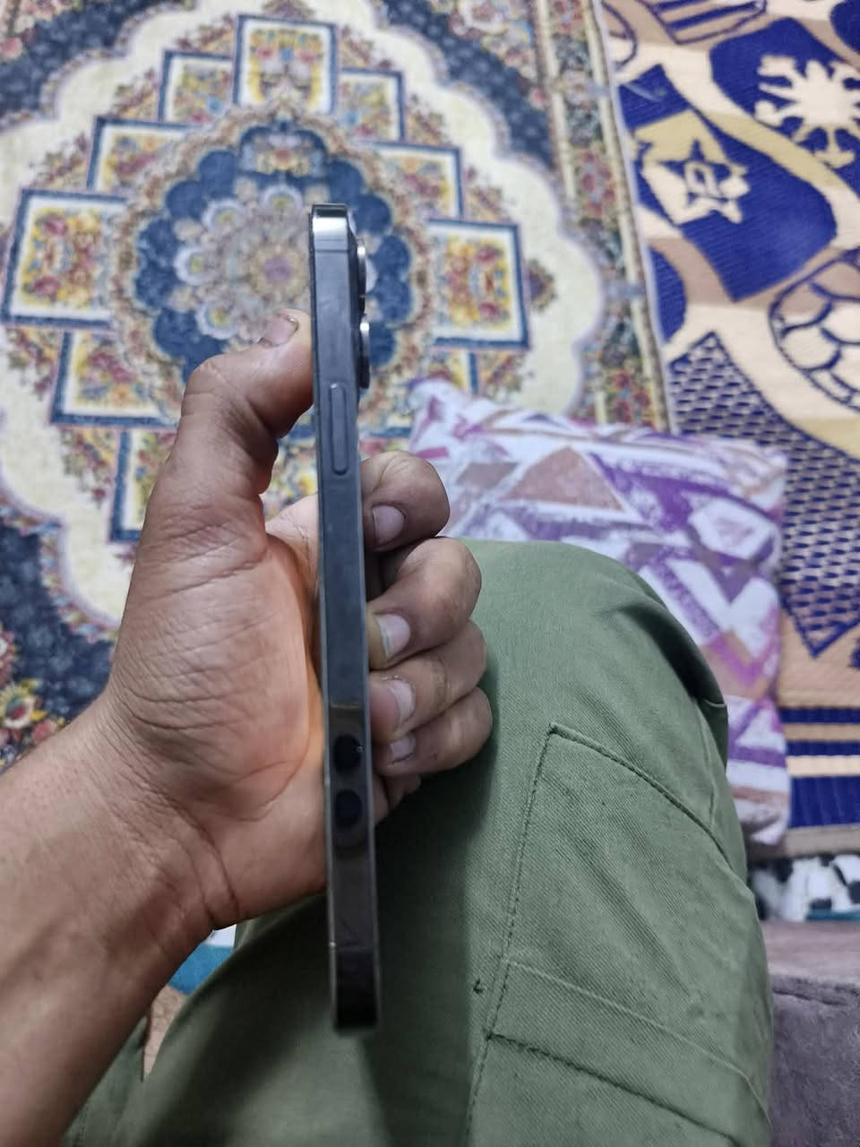 سلام عليكم ايفون ١٢ برو ماكس مبدل فقط بطاريه وفيس إيدي عطلان يصلح  كامرات اتصال كله بلادي السعر 350 وبي مجال المكان مدينه الصدر الاستفسار ***********
