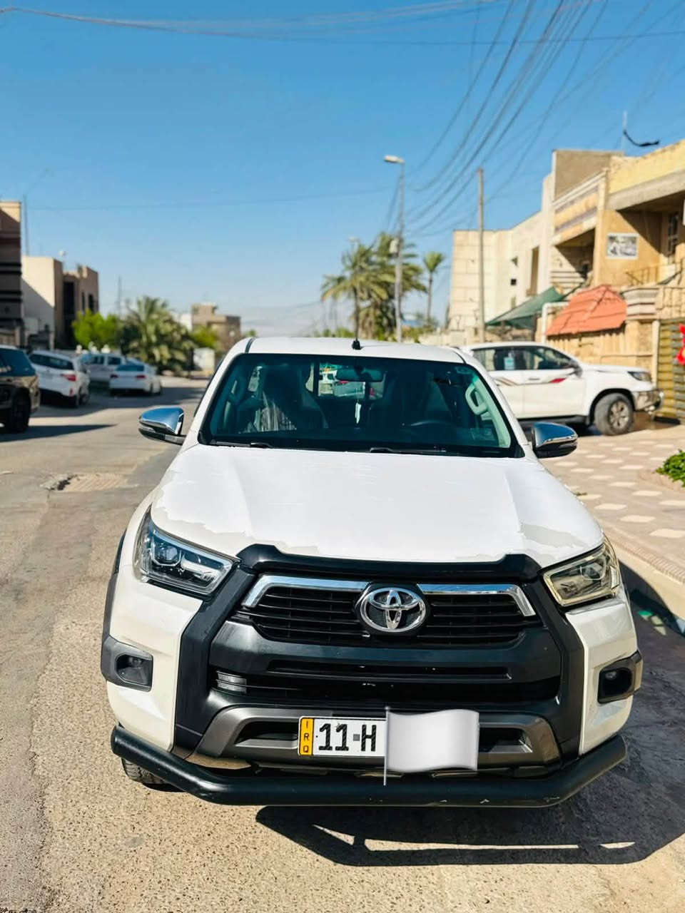سلام عليكم تويوتا هايلوكس 2021 
السعر.     305 بيها مجال 

***********
كفاله عامه من جميع النواحي 
السياره ماشيه 77
TRD. ساز 
  فول موصفات 
 رقم بغداد بسمي تحويل مباشر السياره جديده على وضع الشركه 
ملاحضات السونار مرفق المنشور 
مكان السياره بغداد 
***********
