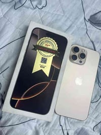 ايفون ١٦ برو ماكس ذاكره ٢٥٦ بطاريه ٩٦ لون صحراوي  جهاز بعده داخل ضمان ...