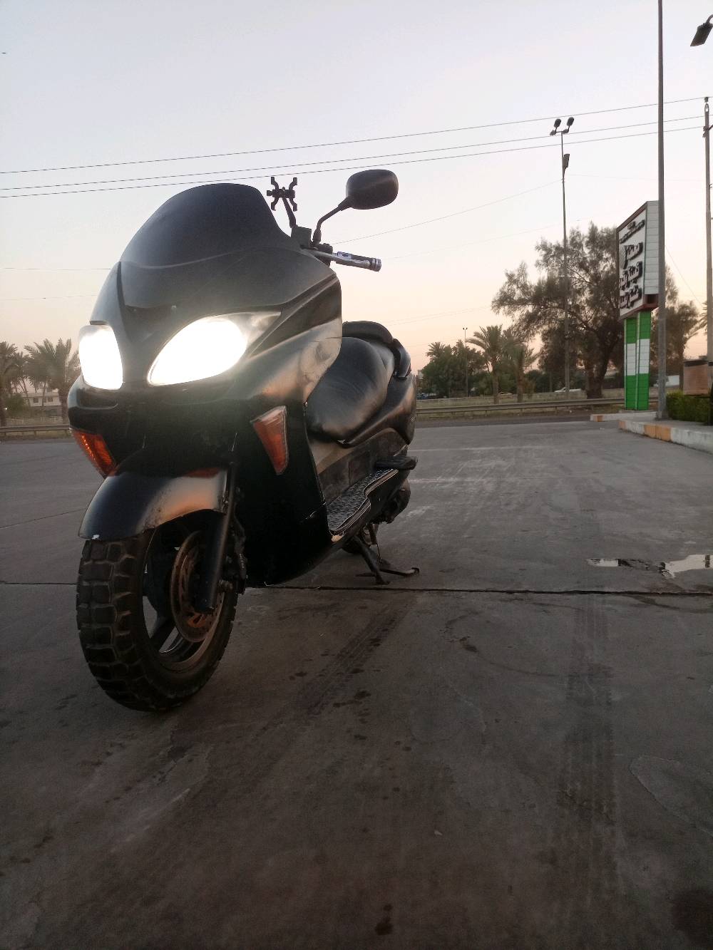 بصمه 8/0دراجه جاهزه بدون نقص مستعجل عالبيع السعر 500الف قفل