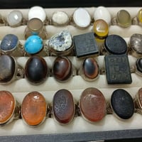 اخوان مجموعة خواتم فضه 925 مشكل ابيع كل المجموعه سعر الخاتم 25   ‏‪077...