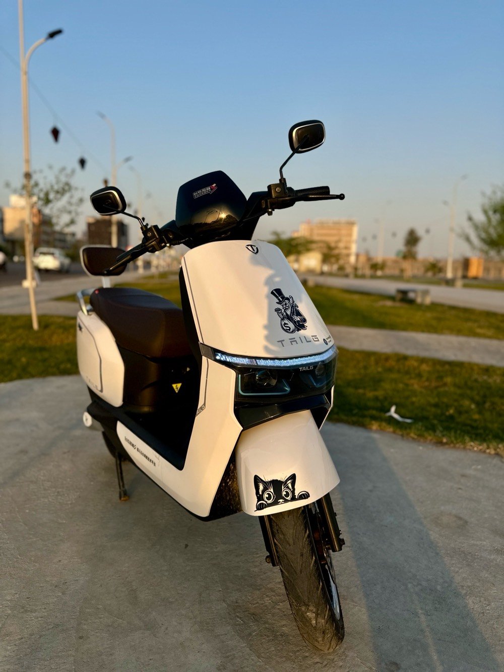 دراجة شحن تيسلا  للبيع في البصرة
دراجة كهربائية للبيع 
اللون أبيض 
سويج عدد 2 
بصمه تشغيل عن بعد عدد 2  
كاملة مكملة 
الملف 2000 w حقيقي
السرعه القصوى 60 حقيقي
3 نمر 
72 فولت
6 بطاريات 
ضد الماء 
نضام مثبت السرعة
نضام ال p
نضام حساسات جانبية وخلفية 
مانع للسرقة 
نضام NFC يرتبط بالموبايل
كهربائيات كلهة شغالة 
صندوق كبير داخلي
هورن عالي 
أشاير يمنى يسرى 
گلوبات أمامي وخلفي عالي ناصي 
مرايات وشاحنة 
دراجة مكفولة من الشخطة مابيهه نضيفة جداً 


السعر 800 الف وبيهة مجال للطيبين 

العنوان : البصرة الأمن الداخلي

الرقم : ***********