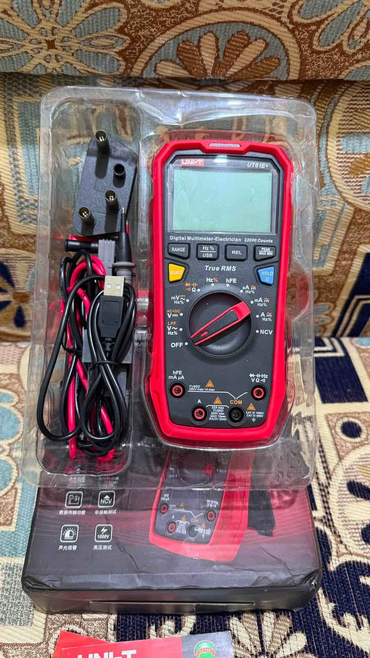 من رخصه الادمن 

ملتميتر احترافيUT61E+

جديد من شركه UNI-T اعلى اصدار 

للتواصل 
واتس آب 

***********
