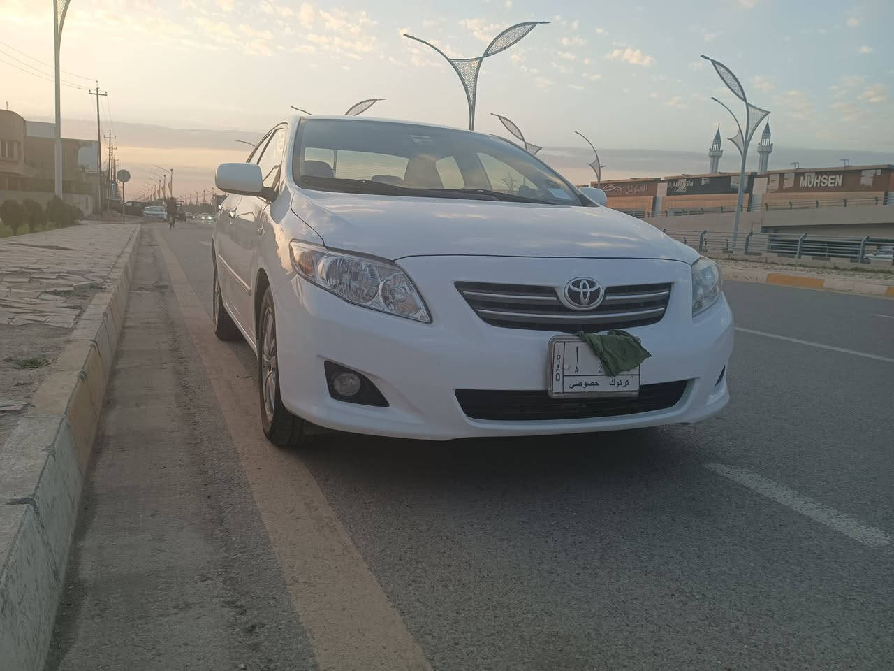 سلام عليكم اخوان كورلا 2008 خليجي رقم كركوك مشروع وطني بسمي مكفول من ضربه وتبديل بي تعديل  شرط تحويل شرط كير محرك مفتوح شرط بدون صرف أو تنقيص مكان سياره كركوك للاستفسار ***********
