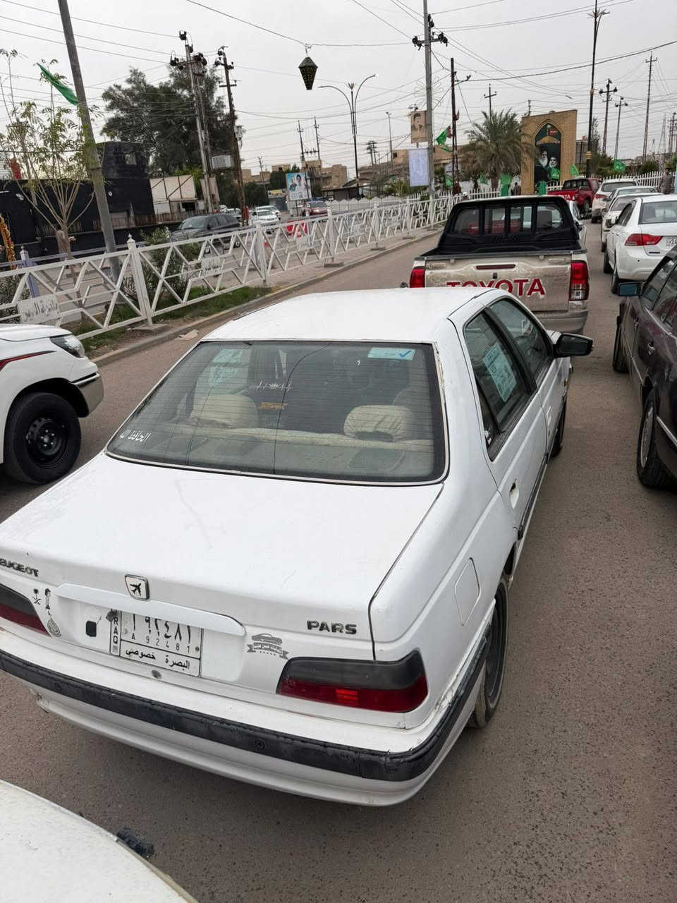 السلام عليكم
بيجو بارص. 2018. الون ابيض 

محرك فرنسي اوتوماتيك  بلاد  السياره جاهزه وحلوه السنويه منتهيه.  العنوان البصره الهارثه التفاصيل  تواصل مع هذا الرقم *********** سعر 50
