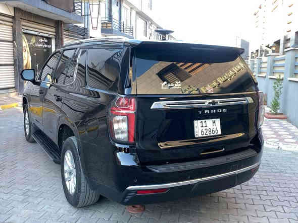 تاهو موديل 2024 خليجي  فئه LSماشيه ٢٣ الف كم بعدها بريحه الشركة
محرك 5300 المرغوب 
رادار أمامي و جانبي 
خمس بصمات
مغلفة. ppf حتى الجامة الامامية
رقم بغداد دولي باسمي تحويل مباشر 
السيارة مكفوله من الصبغ والبارد والدبل كود 
العنوان / بغداد الكرخ حي الحسين
السعر /  518 ورقه 
للاستفسار / ***********
