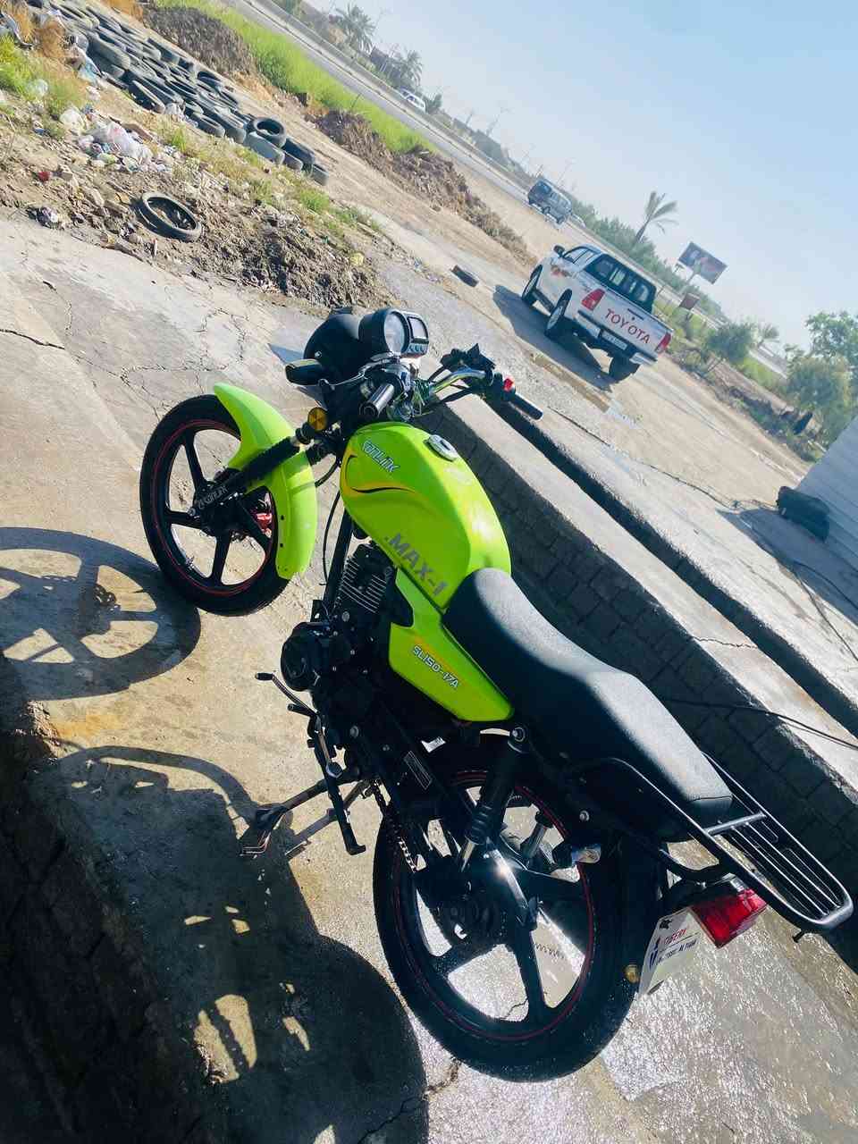 سلام عليكم دراجه شاينك 24 شركه 
تايرات زوج جدد مبدل اوراق اصولي كامله سعر 750 
مكان بابل ناحية نيل الي يريده يتصل وبي خيل ويدلل ‭***********‬
