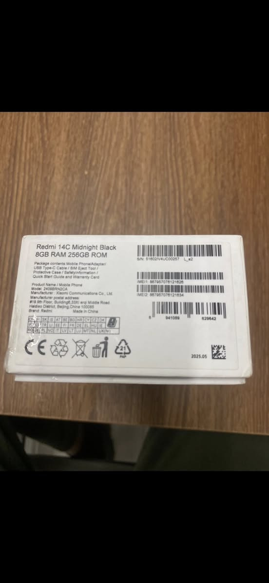 ريدمي14C
ذاكره 256
مامفتوح الجهاز شاشه بيه فطر 
سعر 75 
مكاني جبله


**إذا كنت صاحب هذا الإعلان وتريد حذفه لأي سبب، رجاءا أرسل رسالة إلى الدعم الفني**