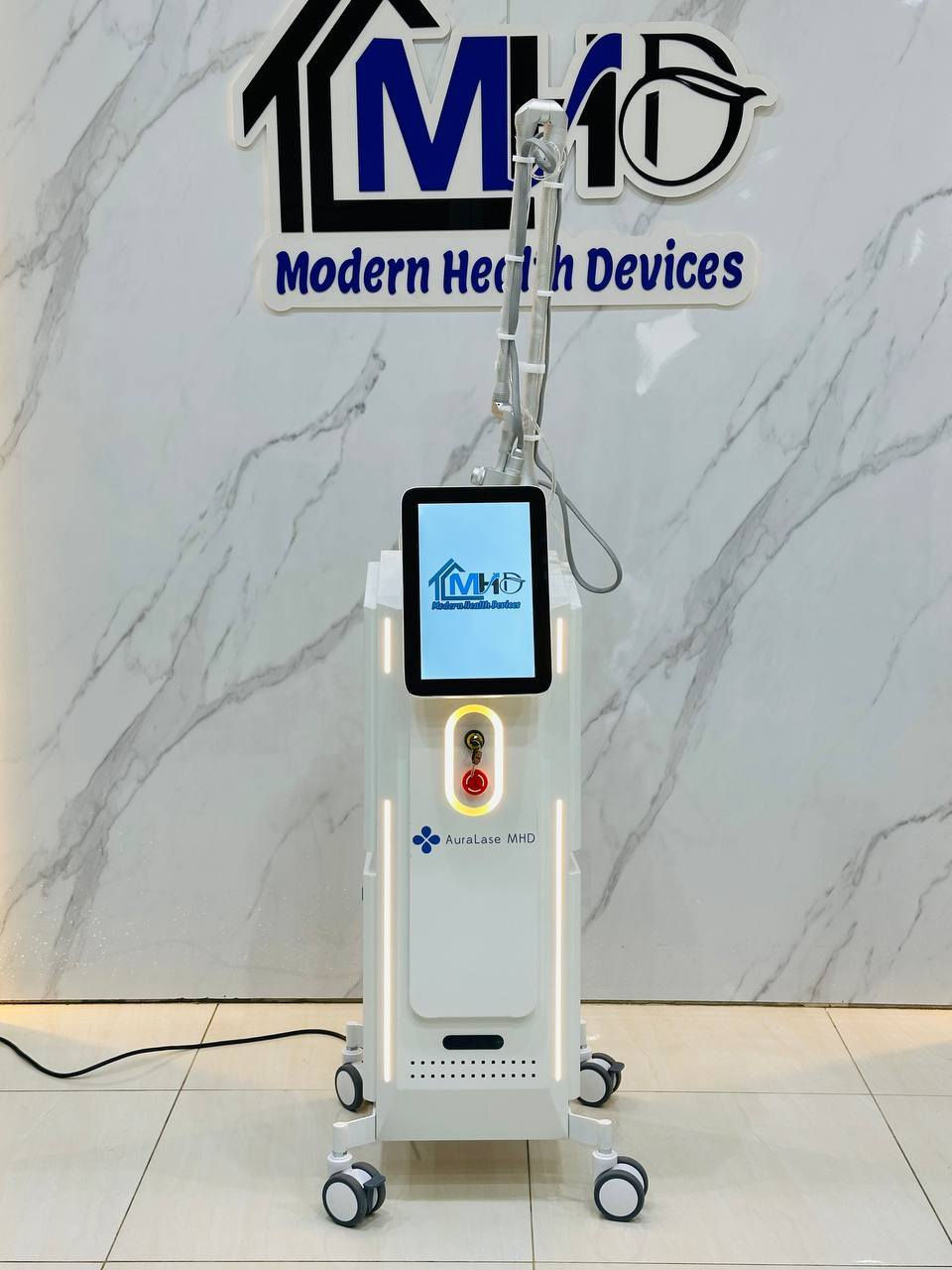 من شركة الطب الحديث MHD 

يسرنا تجهيز عيادة د. شهد طاهر جليل / بغداد

#CO2_Fractional Aura lase

من أحدث تقنيات الليزر في التجميل 

يتميز بدقة عالية بالتعامل مع طبقات الجلد السطحية والعميقة في نفس الوقت وبدون آثار جانبية ويمنح نتائج فعالة من أول جلسة ✅

🔷 يتكون من 5 بروبات :
✴️ Fractional probe :
✓ Scar removal (ازالة الندب )
✓ Stretch mark removal ( ازالة علامات التمدر )
✓ Wrinkle removal ( ازالة التجاعيد )
✓Skin improving ( تحسين البشرة )
✓Skin tag removal ( ازالة علامات البشرة )
✓Wart and mole removal ( ازالة البثور و الشامات )
  ✴️ vaginal probes(3 probes) :
✓Vaginal tightening ( شد المهبل )
✓Vaginal rejuvenation ( تجديد المهبل )
✓Vaginal beauty ( تجميل المهبل )

✴️ surgical probe

للتواصل والاستفسار ارسل رسالة او الاتصال بالرقم :
‏‭ *********** 
او على الواتساب مباشرة

https://api.whatsapp.com/send/?phone=9647729442461&text&type=phone_number&app_absent=0

📍 موقعنا: بغداد – حي الجامعة، شارع الربيع

#شركة_الطب_الحديث
#أجهزة_طبية 
#تجهيزات_طبية
#أطباء_جلديه

https://mhdplatform.com/
