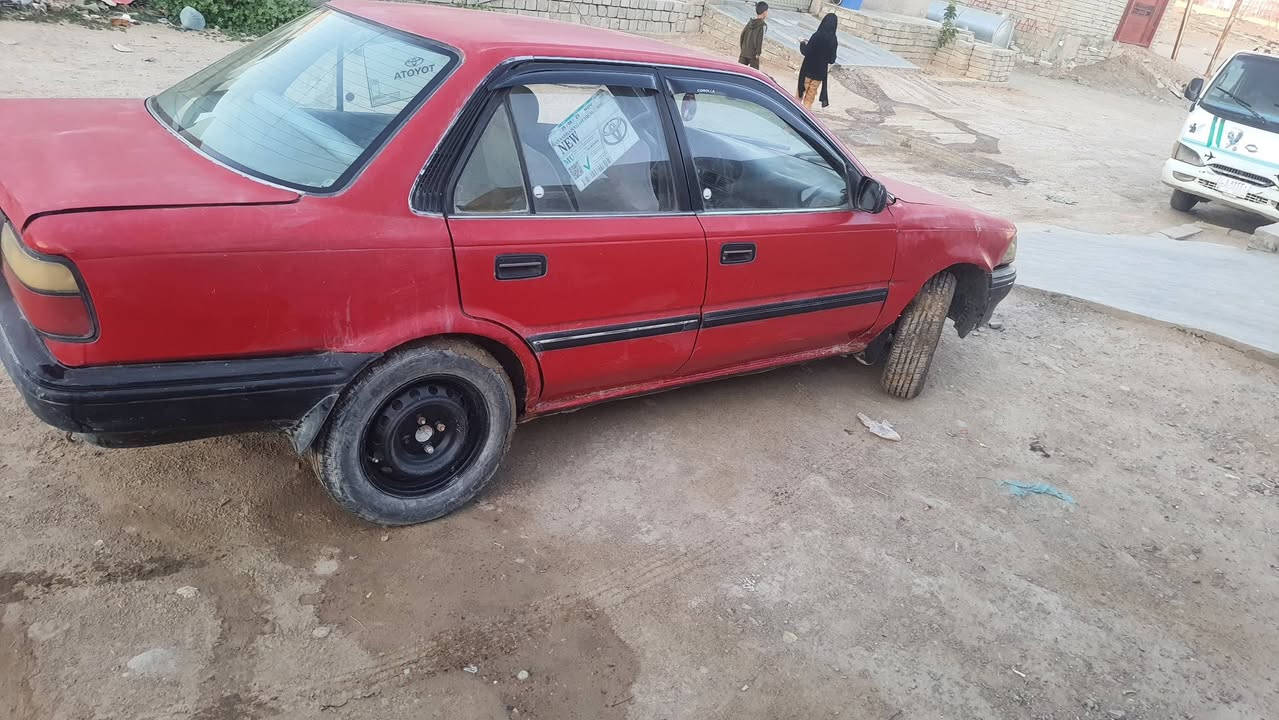 كورلا ٩١ محرك ١٦٠٠ ايسرا ابلادي لا تنقيص لاتبخير كير جديد باتري جديد
داينمو جديد كهربائيات كلها شغاله اويالا جدد تايرات اماميه جدد
صلنصه جديده كابريته مشروع وطني سنويه ٢٨ تحويل ثاني يوم
40 وبيها مجال العنوان سامراء 
***********
