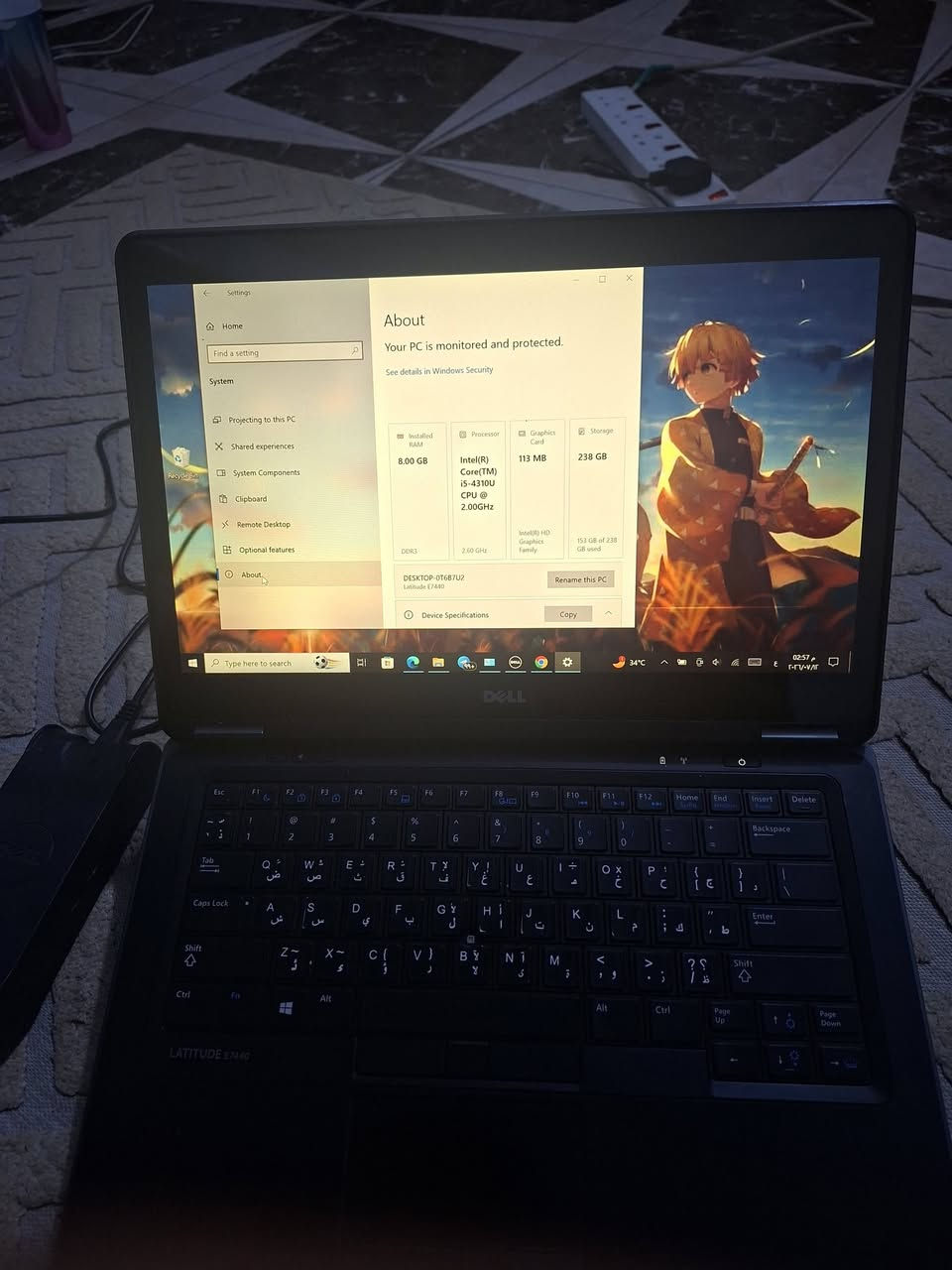 لابتوب dell للبيع 
الجهاز لمس المواصفات بل صوره معاه حقيبه و شاحنه لل علم بطاريته جديده و ما بي أي مشكله شغال مثل الورد تعال و افحص و انطيك بي ضمان فحص الجهاز سعره 200 الف بس
للاستفسار الاتصال على *********** متوفر واتساب أيضن
