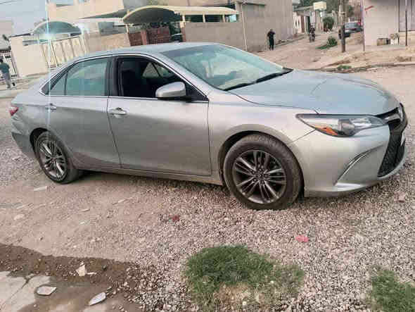 كامري 2016 وارد امريكي 
للون سلفر رصاصي 
مواصفات SE
رقم سليمانية سنوية جديد لحد2030
بيها كوبون بانزين
محرك كير شرط 
فحص صونار موجود بصورة 
بيها قطعتين صبغ وقطعة بلادي 
السعر145وبيها مجال بسيط
مكان طوز خورماتو
***********
*********** طوز
