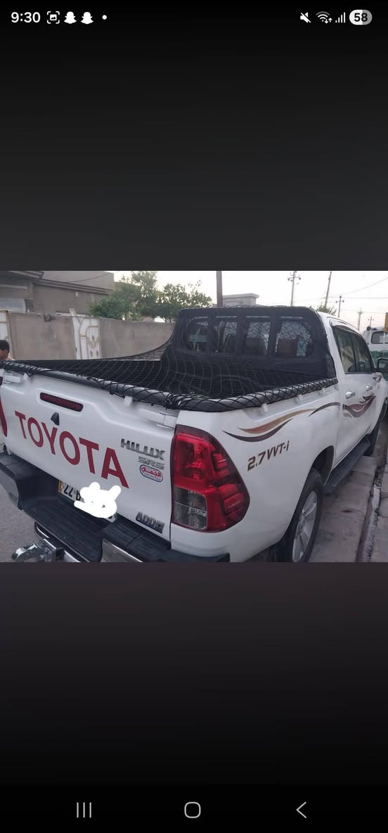 تۆیۆتا هایلۆکس 2020 گێر ئۆتۆماتیک 
193 هەزار کم هەزار ڕۆشتوە 
سەیارەکە زۆر زۆر خاوێنە 
هیچ شوخت ومەسرەفێکی نیە 

گێر و مەکیەنەی بەشەرت 
هیچ کێشەیەکی تێدا نییە 

ژمارەی خاوەنەکەی 
*********** أربيل, العراق
