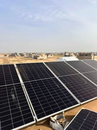 طاقة شمسية • بطارية ليثيوم 15كيلوواط • مندلي حي العسكري