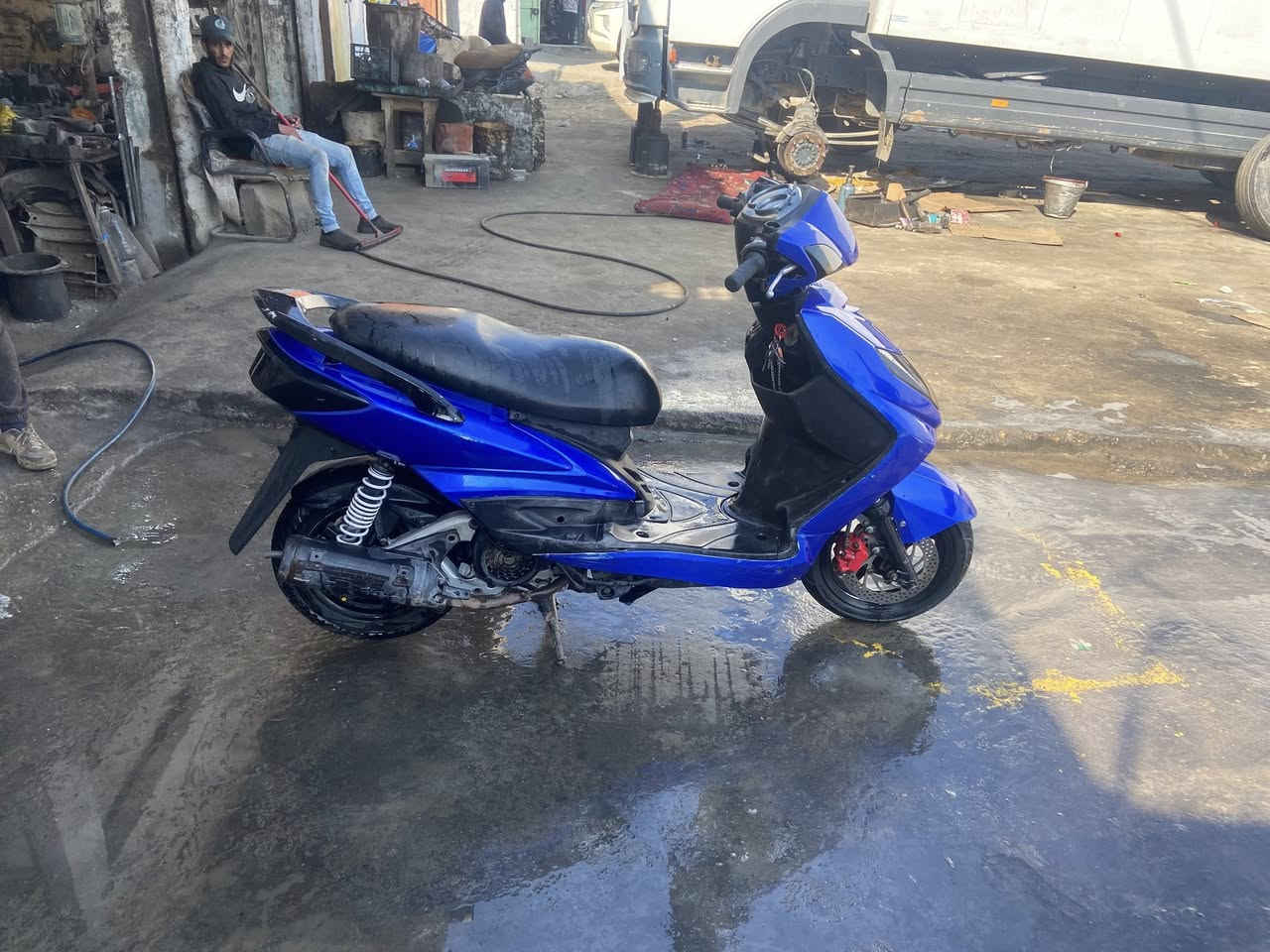 للبيع أو المراوس بوليس
سكنز فحل كابريتر دراجه جاهزه مابيه نقص نكره سلف بأي وقت كهربائيات كله شغال
 #المكان بابل الحصوه 
#السعر٥٠٠وبيه مجال 
للأستفسار ***********
