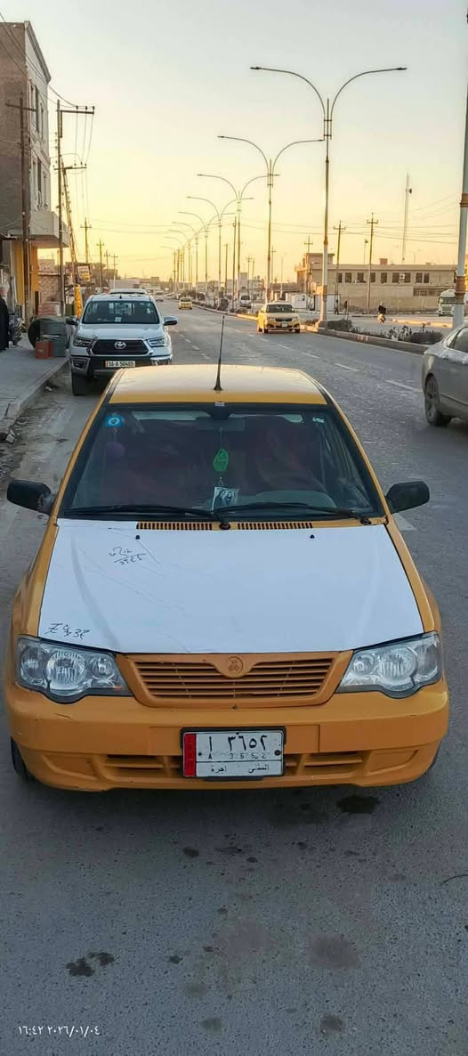 السلام عليكم سايبه موديل 2012 جاهزه بمعنه الكلمه سنويه جديده 28مصفره هيئه وغرمات محرك نضيف كير نضيف مداور ثاني يوم  تخم تاير جديد السعر 23وبيها مجال بسيط المكان السماوه قضاء السوير اتصل ***********
