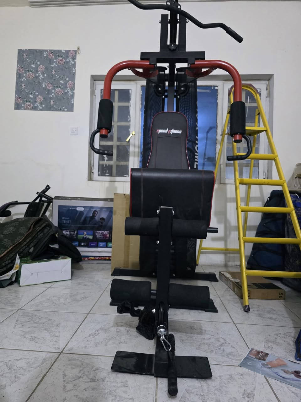 ألسلام عليكم اخوان جهاز رياضي ملتي جم  متعدد الاستخدام ويا جهاز عقلة ويصير غطس ويصير برليت ويصير رفع بطن وياهن مصطبة اعلى مستوي اسفل وياهن جهاز بطن مكاني حي الجهاد***********
