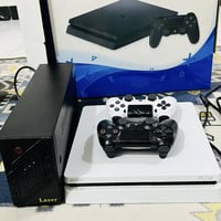 ps4 مهكر يدات وحده اصليه وحده تجاريه ويه Ubs850v وذاكره 500GB لوك ستيك...